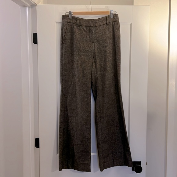 Wool blend brown trousers - Picture 1 of 5